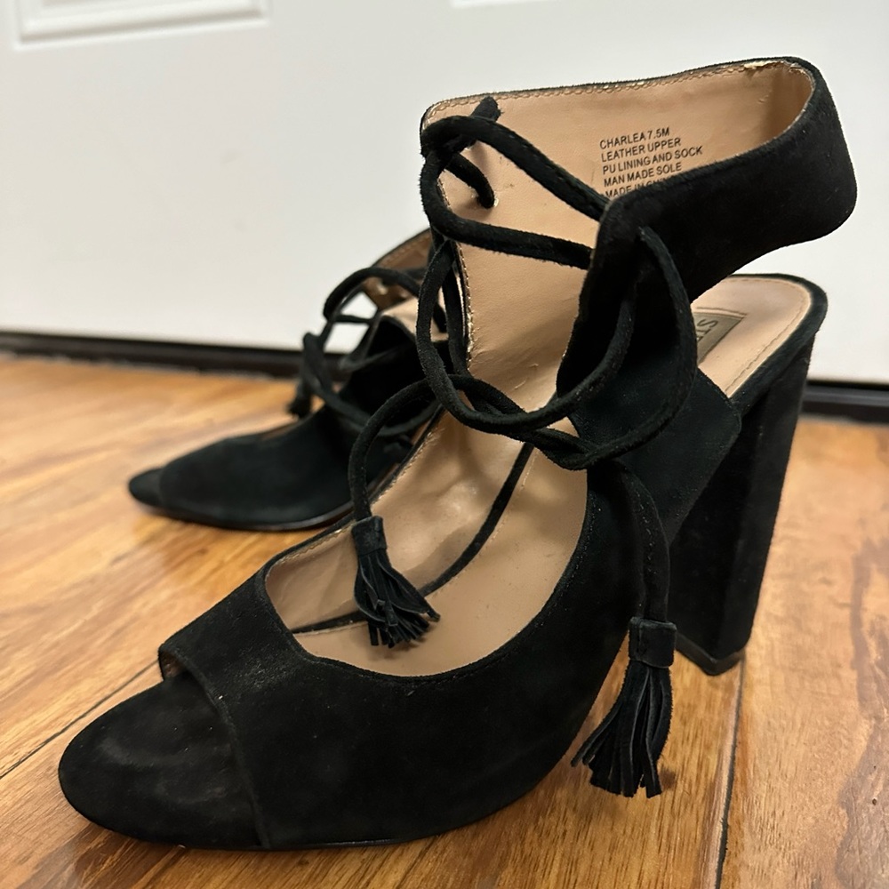Steve Madden lace up heels 7.5
